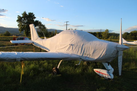 bâche intégral avion