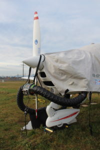 chauffage aeortherme sur tecnam p2002